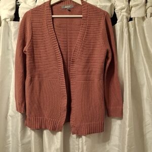 Marled Women's Dusty Rose Sweater Cardigan Med